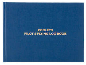 Logbooks And Covers: Pooleys Pilot Flying Logbook - NLB010