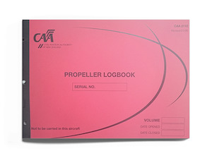 Logbooks And Covers: CAA 2110 Propeller Logbook