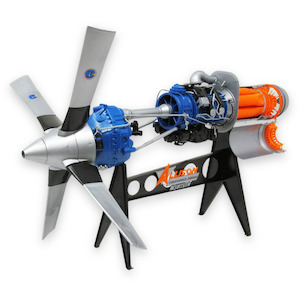 Pilot Best Sellers: Allison 501-D13 Prop Jet Aircraft Engine Plastic Model Kit