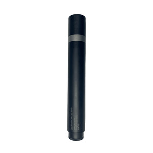 CentreFire Suppressor S/S Light Weight Modular MK2 D P T Machinists Limited: Big Barrel Magnum centerfire over barrel modular with s/s blast baffle 300Win Mag Mk2