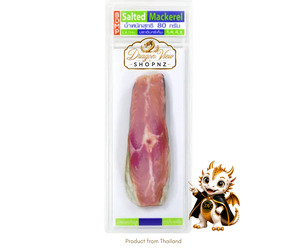 Foods: BDMP Salted Spanish Mackerel (Skin Pack) 80g.