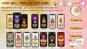 Mutelu: LUCK WALL – Maha Dev Serm Duang | Mobile Wallpaper (Digital Download)