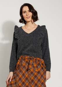 Knitwear: 3063 - Hawthorne Jumper - Charcoal