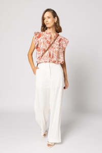 Pants: 4063 - Saunter Pant - White
