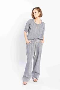 Pants: LOUGHLIN - 4002L - NYC Pants - Navy Marle