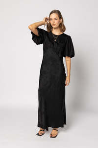 2020 - Amara Dress - Black Jacquard