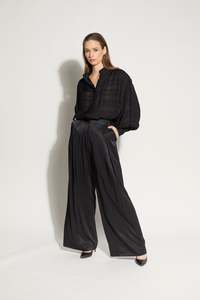 Sale: LOUGHLIN - 4051L - Bond Pant - Black Satin