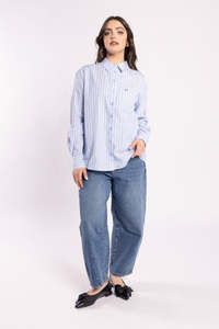 9036 - Barrel Jean - Indigo Blue