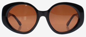 Knitwear: Sunglasses - Luxe Second to Midnight - Onyx (Black)