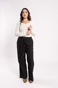 4033 - Lake Pants - Noir Stripe