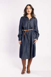 2211 - Denver Dress - Dark Denim