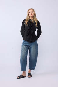 1302L - Willow Blouse - Black