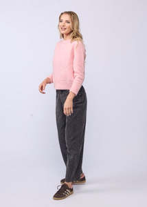 3067L - Adept Jumper - Pink Marle