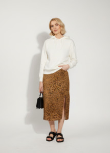 6050 - Splits Skirt - Cheetah Print