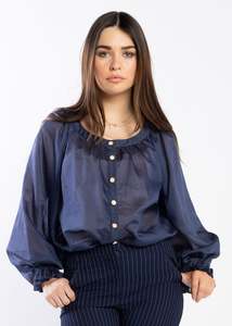 1248 - Shand Blouse - Ink