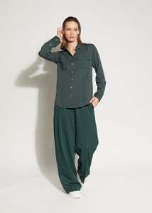 LOUGHLIN - 8000L - Boss Shirt - Evergreen Stripe