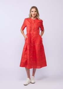 Dresses Jumpsuits: 2142 Gabby Dress - Tomato