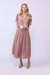 GO-TO-SKIRT - DUSKY ROSE - WHOLESALE