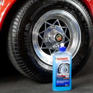 Tyre Gel: XTREME COLOURLESS TYRE GLOSS GEL, RUBBER CLEANER AND CONDITIONER.