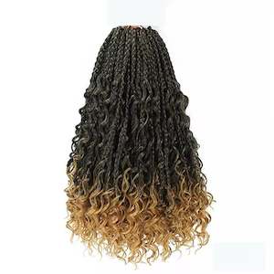Bohemian / Goddess Crochet Braids #1B/27 - Ombre: Black / Blonde