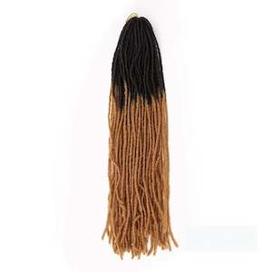 Sister Faux Crochet Locs #T27 (1B/27) - Ombre: Black / Blonde