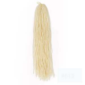 Hair Extensions: Sister Faux Crochet Locs #613 - Light Blonde