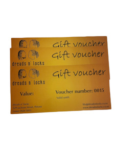 New: Gift cards / vouchers