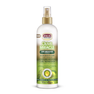 African Pride Olive Miracle 7 in 1 Leave In Moisture Restore Curl Refresher 355ml (12oz)