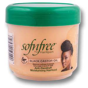 Sofn'Free Black Castor Oil Hairfood Anti-Dandruff 250ml (8.45oz)