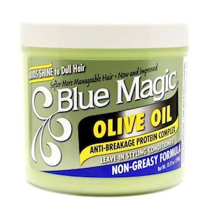 Oils Hair Food: Blue Magic Olive Oil Leave-In Styling Conditioner 390g (13.75oz)