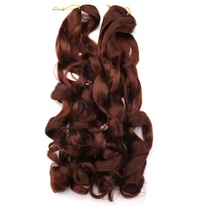 French Curls Wavy Crochet Braid #33 - Brown