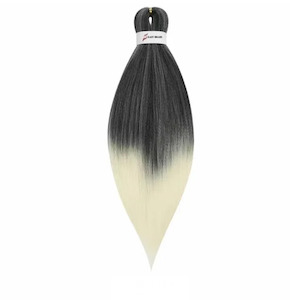 Best Hair: Braiding hair extensions - Best Hair #1B/613 - Ombre: Black / White