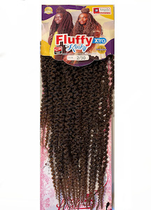 Angels: Fluffy Xtra Kinky Crochet Braids - Angels #2/30 - Brown