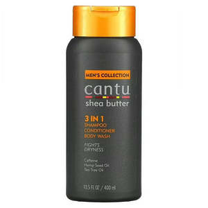 Frontpage: Cantu Men's Collection Shea Butter 3-in-1 Shampoo, Conditioner, Body Wash 400ml (13.5oz)