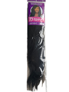 Frontpage: Braiding hair extensions - Darling Abuja Long #1B - Black