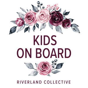Products: Kids On Board Sticker Sign Vintage Rose Dream Designs