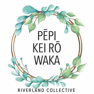 Products: Pēpi Kei Rō Waka Eucalyptus Baby On Board Sticker Dream Designs