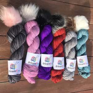 Yarn Kits: Carnival Hat Kit with Pom Pom (or other hat)