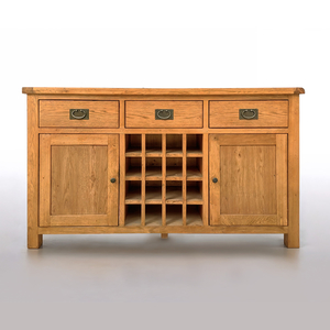 Products: Modena 2 Door 3 Drawer Buffet with Wine Rack - Dream Furniture