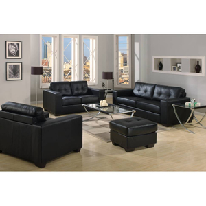 Products: Horizon Bonded Leather Lounge Suite (3S+2S+1S+Ottoman) - Dream Furniture
