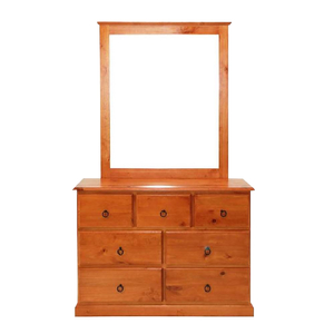 Products: Victoria 7 Drawer Dresser With Mirror - Dream Furniture