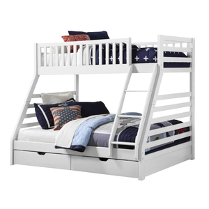 Products: Kyra White 2 Drawer Bunk Bed - Dream Furniture