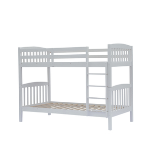 Products: Oliver Pine Wood White Bunk Bed - Dream Furniture