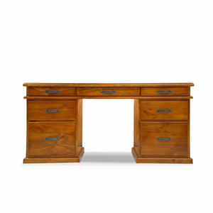 Products: Riviera 7 Drawer Desk - Dream Furniture