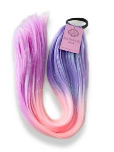 Mermaid Hair: Mermaid Ponytail - Crystal