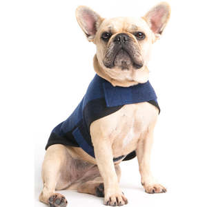 Soft Top - Navy Tartan Coat