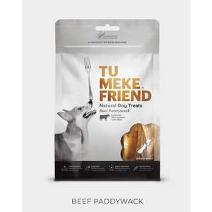 Dog Bowls Personalised: Tu Meke Friend - Beef Paddywack - Natural Dog Treats
