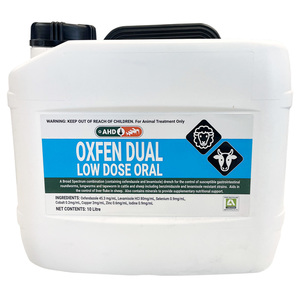 Products: 4 Drench New Zealand Oxfen Dual Low Dose Sheep Drench 10L
