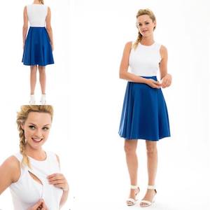 Products: Contrast Nursing Dress