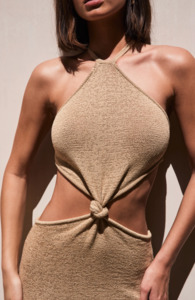 Cult Gaia Cameron Knit Dress - Sand